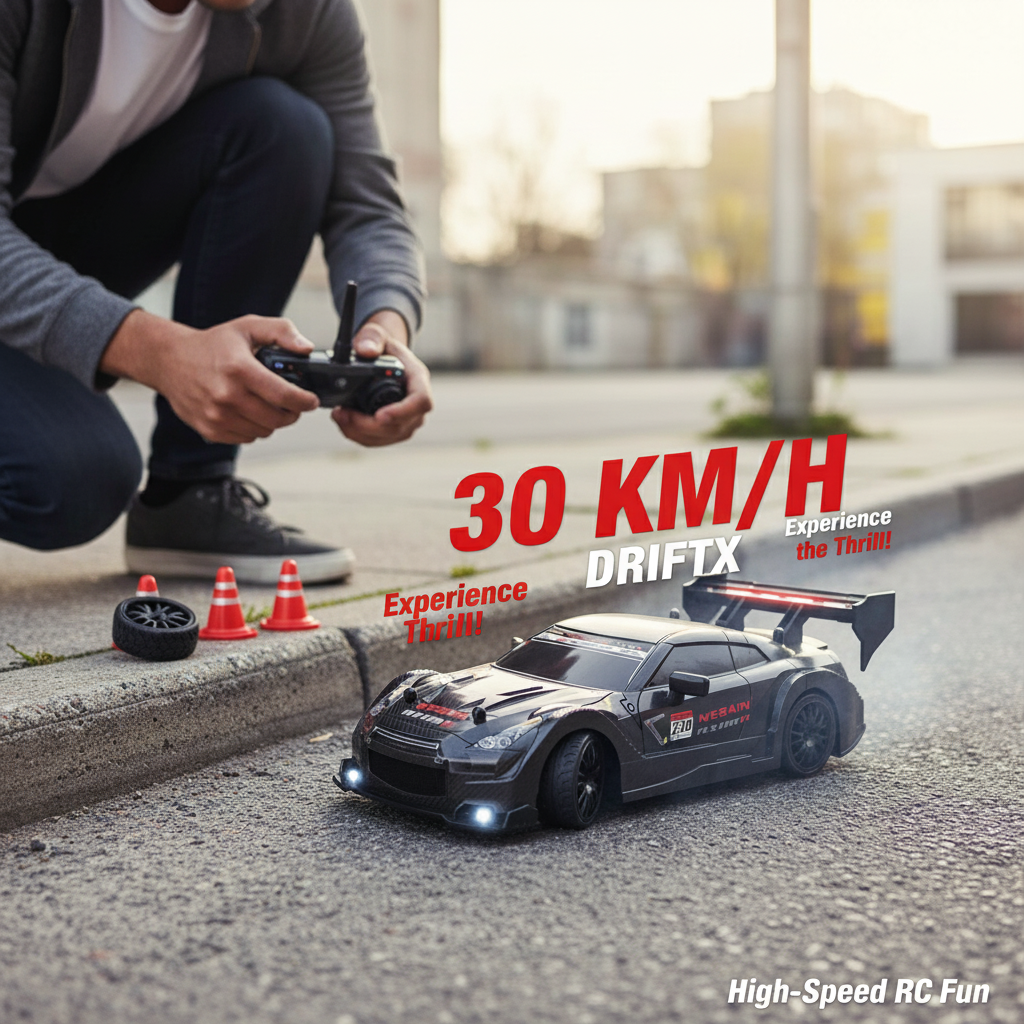 MyConic DriftX RC Drift Car - 30 KM/H High Speed Drift Action