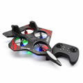 Speed Cyclone 2.4GHz RC Aircraft – 4 Channel Remote Control Plane with 360° Flip, One-Key Takeoff & LED Lights