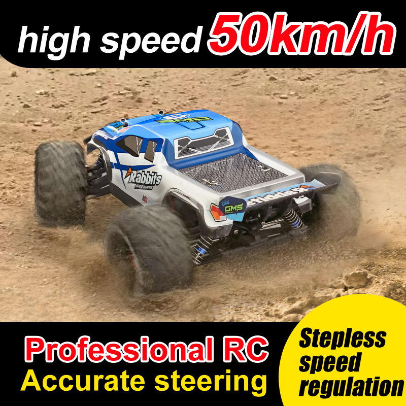 2.4GHz 4WD Off-Road RC Car – High-Speed Remote Control Monster Truck (Blue)