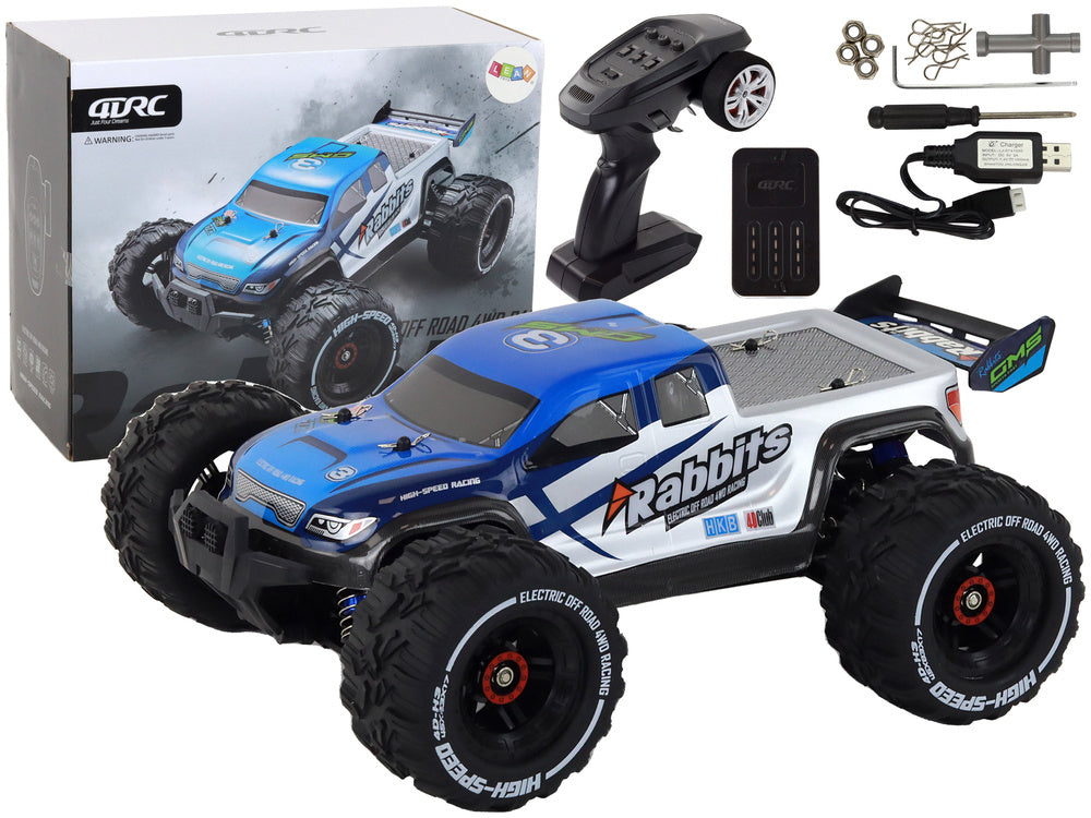 2.4GHz 4WD Off-Road RC Car – High-Speed Remote Control Monster Truck (Blue)