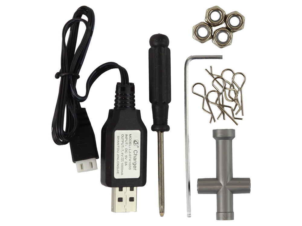 2.4GHz 4WD Off-Road RC Car – High-Speed Remote Control Monster Truck (Blue)